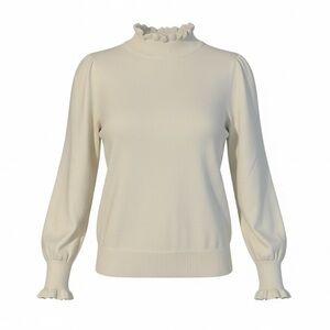 GAP Cream Long Sleeve Top